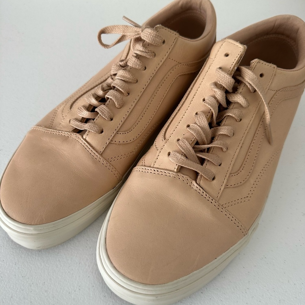 Men’s Beige Leather VANS